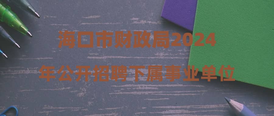 海口市财政局2024年公开招聘下属事业单位工作人员公告(第5号)